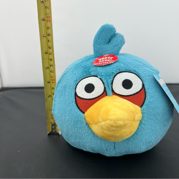 Angry Birds Blue Bird Jim Jay Plush Toy 8” No Sound 2010 Commonwealth - Picture 8 of 9
